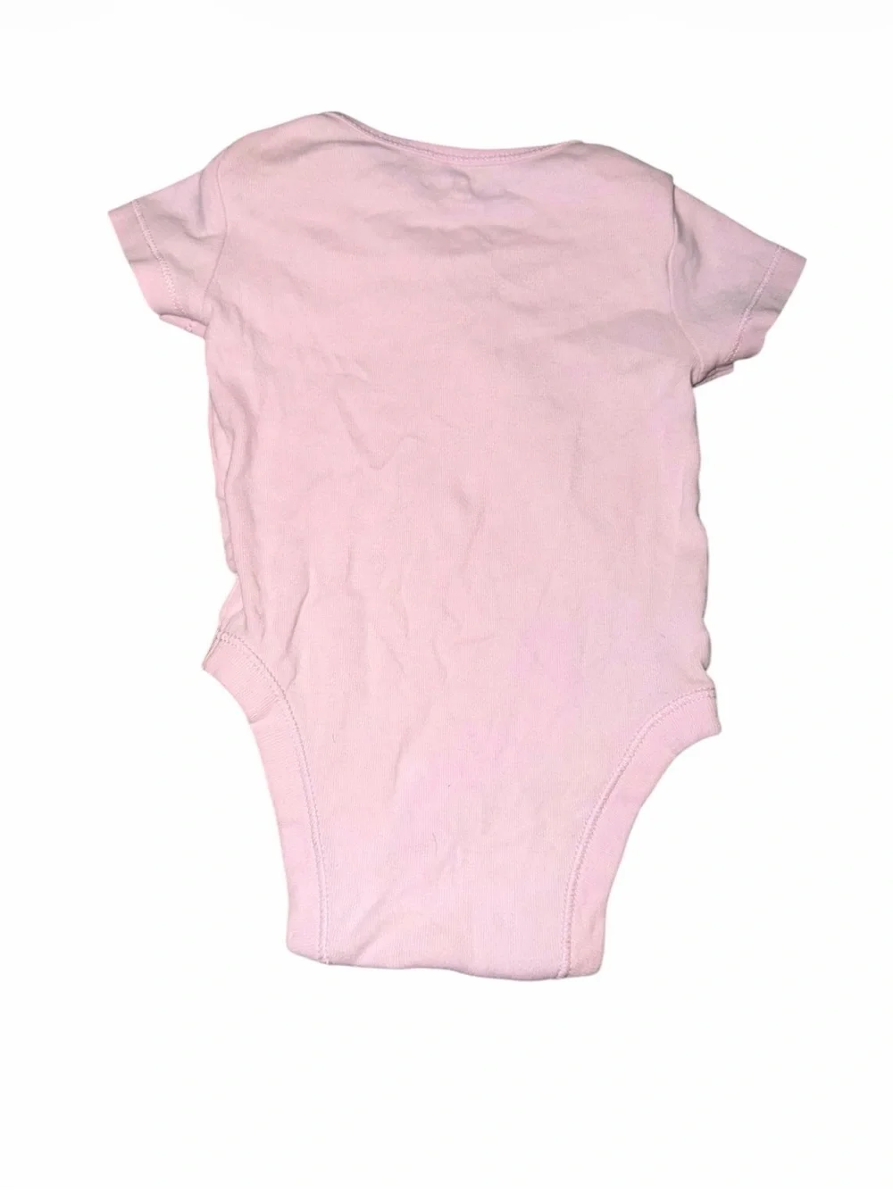 Old Navy Light Pink Baby One-Piece with Multicolor Heart Print